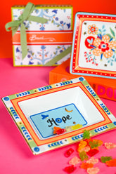 Porcelain Decorative Tray - Mamma Mia - Baci Milano